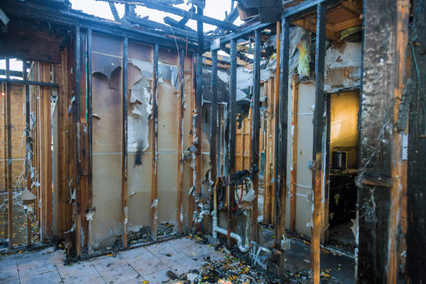 Professional Soot Cleanup technician working in Alexandria, VA